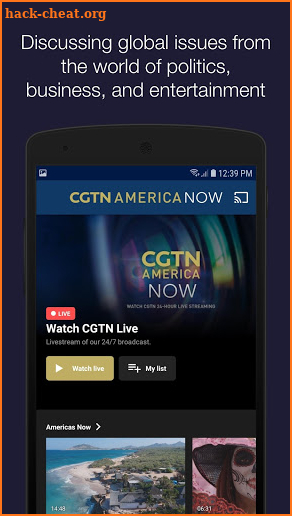 CGTN America Now screenshot