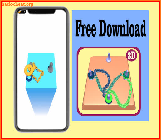 Chain Go Knots 3D screenshot