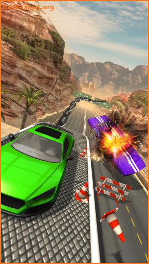 Chained Car Racing Games 3D screenshot