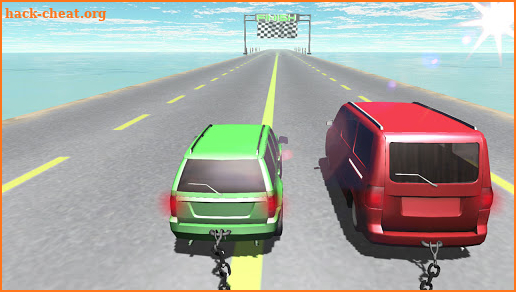 Chained Cars Against Ramp 3D screenshot
