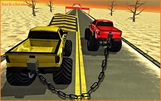 Chained Cars Racing Games Stunt Truck Driver 3D screenshot