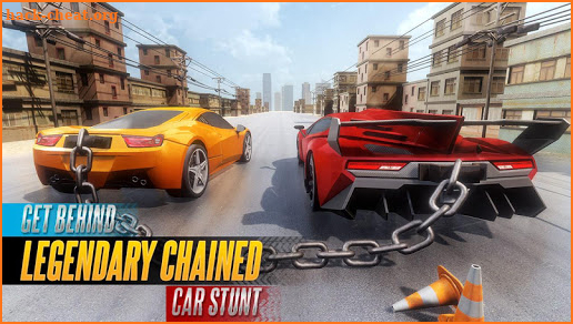 Chained GT Car Stunts Racing screenshot