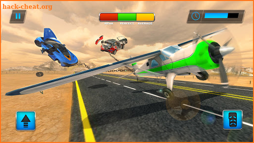 Chained Plane Vs Racing Cars Crash Stunts screenshot