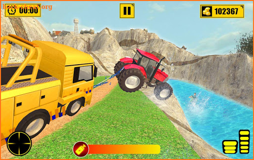 Chained Tractor Towing Rescue screenshot