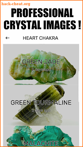 Chakra Crystals Gemstones screenshot