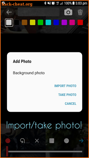 ChalkStory - Draw messaging on photos / Banter app screenshot