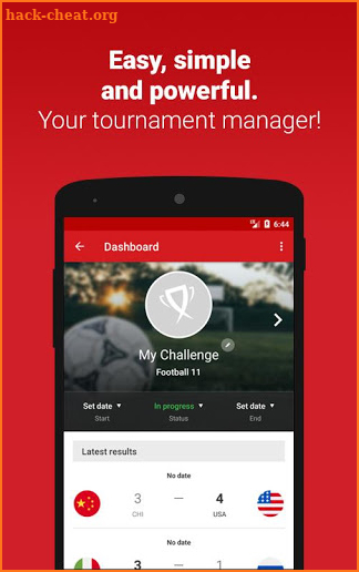 Challenge Place: Tournament and Bracket Management screenshot