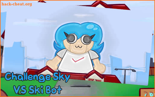 Challenge Sky vs Ski Bot MOD screenshot