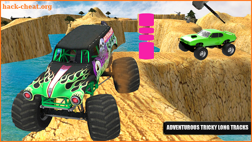 Challenging Monster Truck Stunts Racing Derby Game screenshot