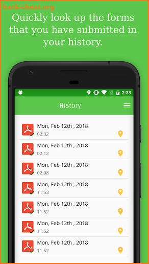Chameleon Forms App screenshot