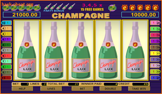 Champagne Slot screenshot
