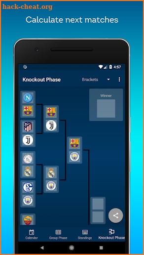 Champions League Calculator screenshot