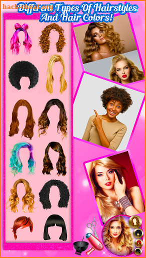 Change Hairstyle Beauty App: Hair Styler Pro screenshot