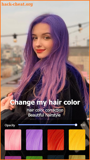 Change my hair color screenshot