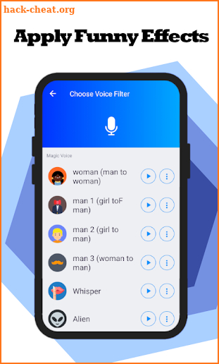 Change Voice – change your voice with effects screenshot