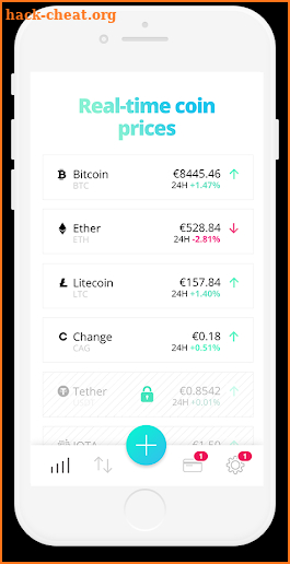 Change Wallet screenshot
