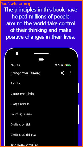 Change Your Thinking for Your Life - Night Mode screenshot