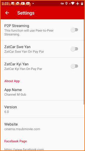 Channel M-Sub For Android screenshot