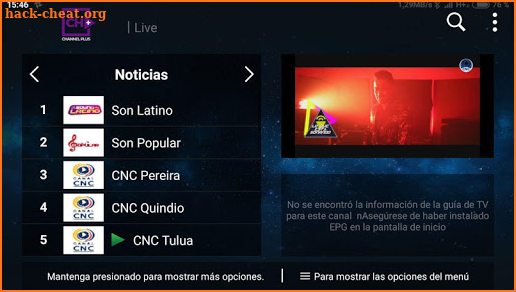 Channel Plus screenshot