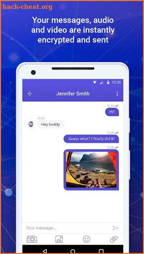 Channels. Mobile wallet and secure chat app screenshot