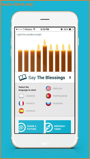 Chanukah Guide App screenshot