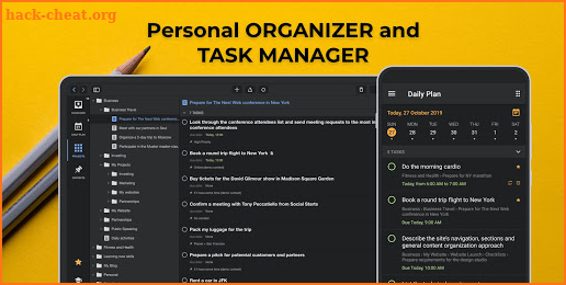 Chaos Control: GTD Organizer & Task List Manager screenshot