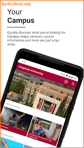 Chapman University screenshot