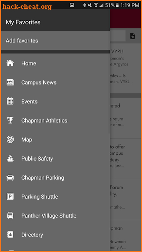 Chapman University Mobile screenshot