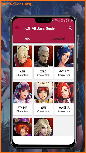 Characters Guide for KOF - All Stars screenshot