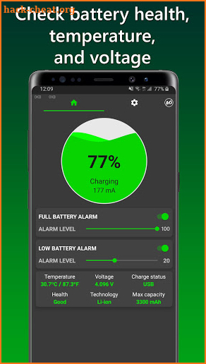 Charge Alarm - Full & Low Battery Alarm Clock screenshot