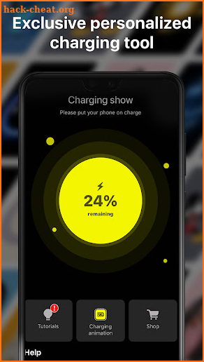 Charging animation battery SG screenshot