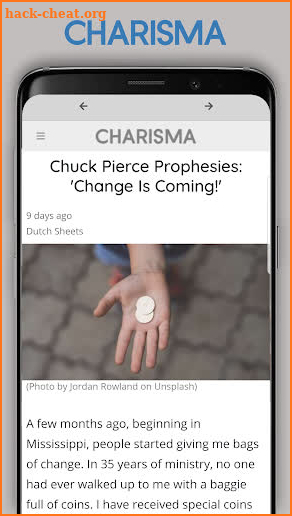 Charisma Magazine screenshot