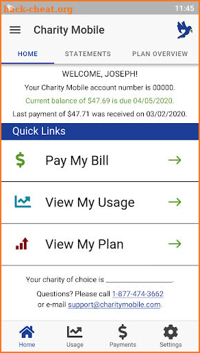 Charity Mobile screenshot