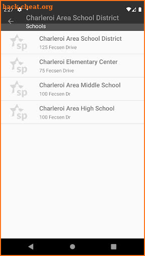 Charleroi Area School District screenshot