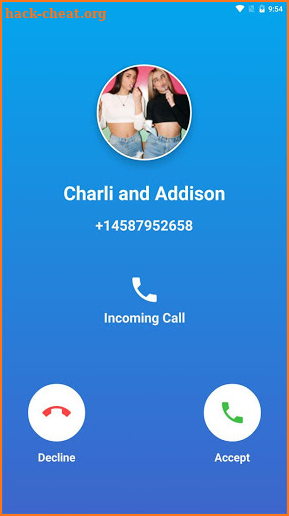 Charli and Addison Call Fake screenshot