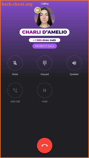Charli D'amelio fake call video Call real 2020 screenshot