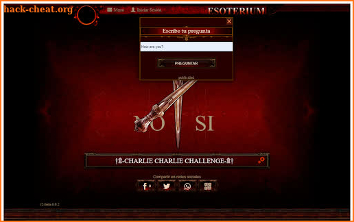 Charlie charlie challenge screenshot