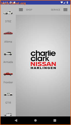 Charlie Clark Nissan Harlingen screenshot