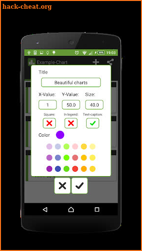Chart Maker Pro: Bubble Chart screenshot