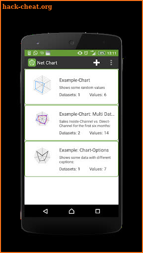 Chart Maker Pro: Radar Chart screenshot