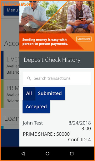 Chartway Online Banking screenshot