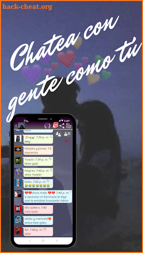 Chat Amigos y Novios screenshot