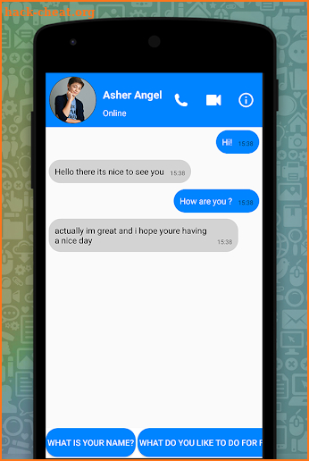 Chat Asher Angel Prank screenshot