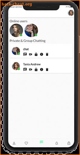Chat-Blok screenshot