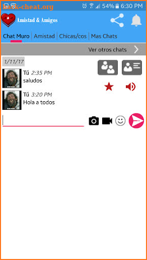 Chat Citas Amistad & Amigos screenshot