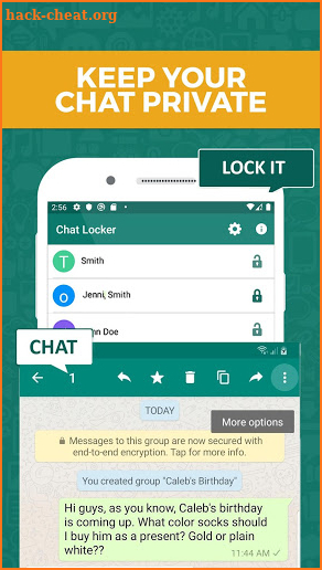 Chat Locker for WhatsApp screenshot