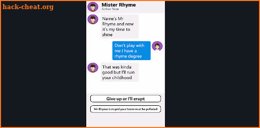 Chat Master Simulation screenshot