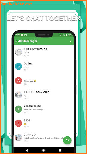 Chat Message Pro screenshot