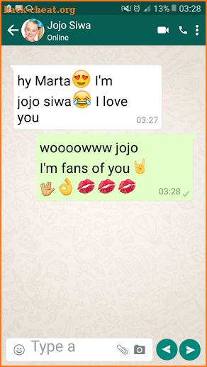 Chat online with Jojo Siwa❤️ screenshot