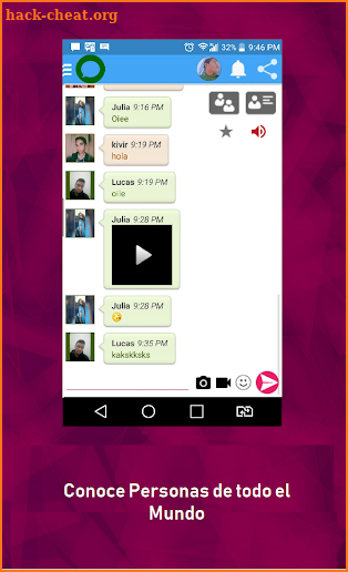 Chat para conocer Personas screenshot